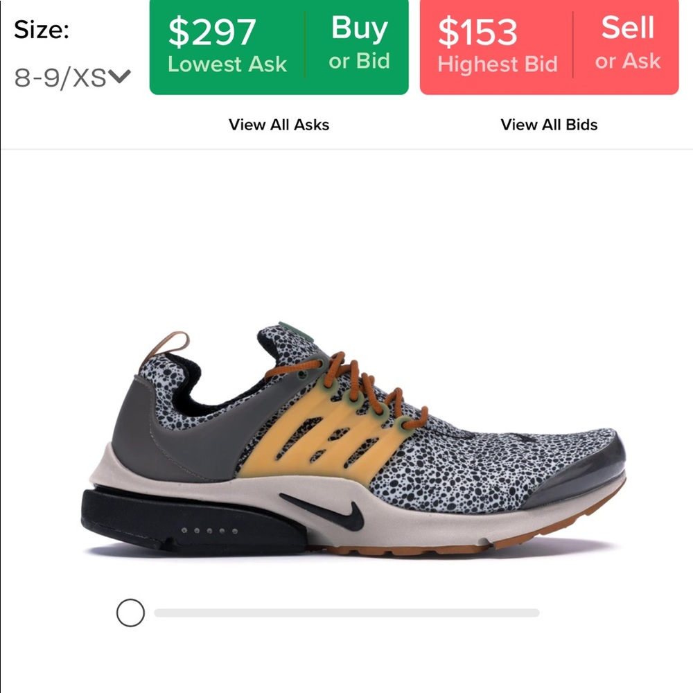 Nike presto safari